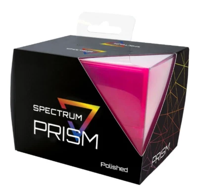 BCW SPECTRUM Prism Deck Case Fuchsia Pink 100+ Double-Sleeve MTG TCG Box - Image 1 of 4