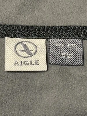 Chaqueta polar Aigle Polartec cremallera completa grande XXL para hombre negra poliéster Foto 1 de 4