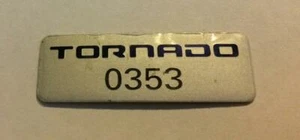 Genuine Ford BA BF Build Number Badge FPV F6 Tornado 0353 - Picture 1 of 1