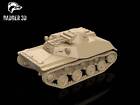 WWII Russian T-40 Light Tank - Resin Bolt Action / Chain of Command