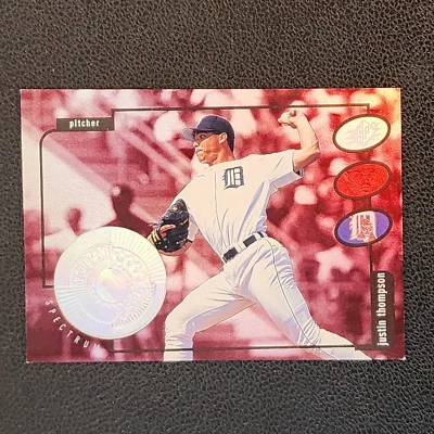 Justin Thompson 1998 Upper Deck SP 13 Youth Movement Spectrum No. 0624/1250 Foto 1 de 2