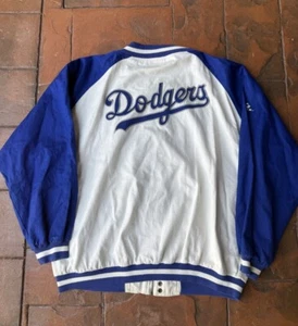 Vintage 90s Apex One LA Dodgers MLB Embroidered Bomber Jacket Men’s XL - Bild 1 von 24
