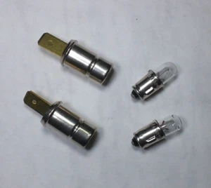 DASH INSTRUMENT PANEL LIGHT BULB SOCKETS 1 PRONG W/ BULBS AIR-COOLED VOLKSWAGEN - Picture 1 of 1