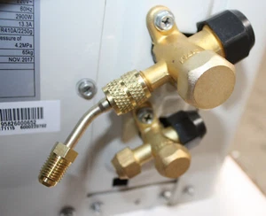 Ductless Mini Split AC HVAC Vacuum adapter Converts R410a style 5/16" SAE - Picture 1 of 5