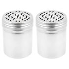Set Of 2 Dredge Shakers 10 Oz Stainless Steel Spice Shakers7991