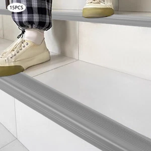 15 Stück rutschfeste Treppenkantenschutz - sichere Eckleisten - Bild 1 von 19