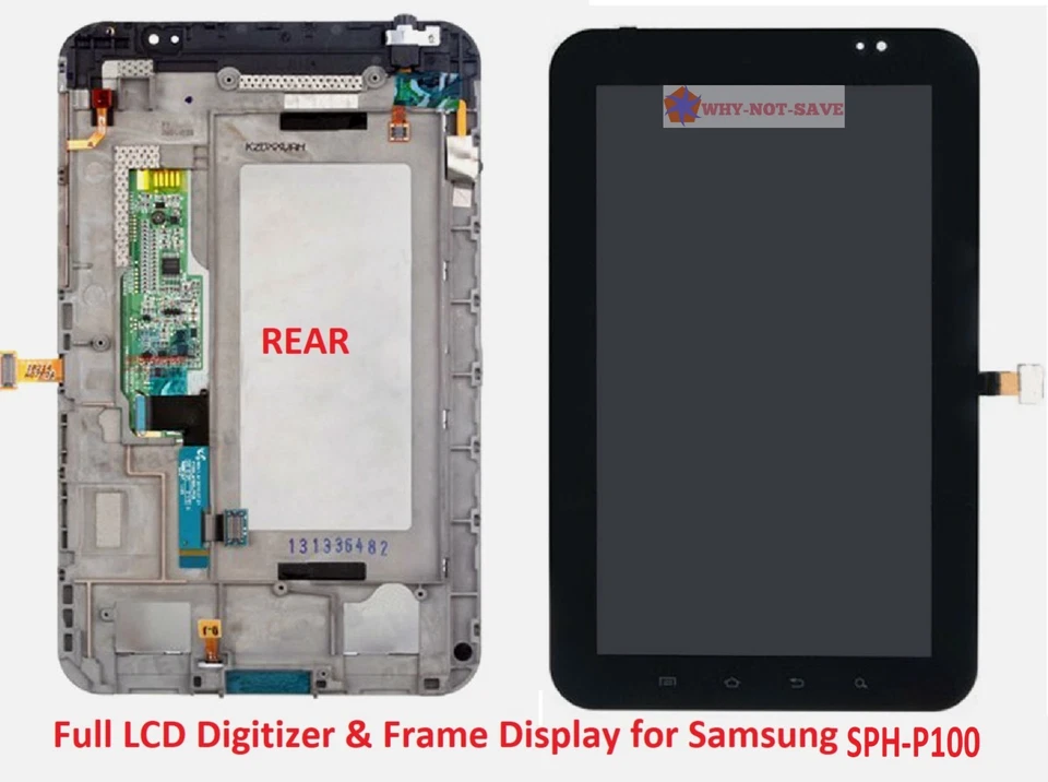 Repuesto Pantalla LCD Digitalizador para Samsung Galaxy TAB SPH-P100 Sprint Foto 1 de 3