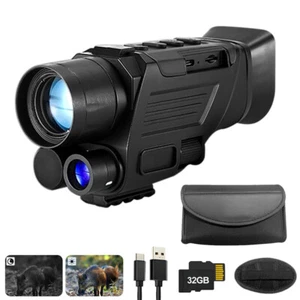 Night Vision Monocular 6X Zoom Outdoor Telescope Optics Portable Hunting Hiking - Picture 1 of 16