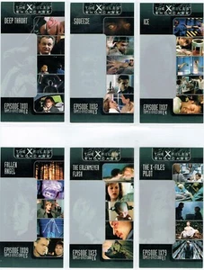 X FILES SHOWCASE X-EFFECT CARDS SET OF 6 - Picture 1 of 1