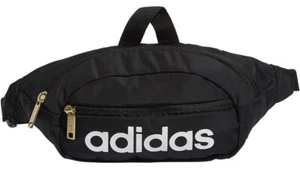 Adidas Black/White/ Gold Metallic Core Waist Pack - - Picture 1 of 1