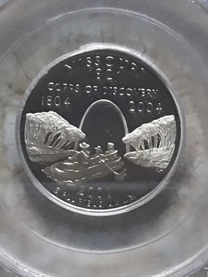 2003 S Silver Missouri  State Quarter Proof PR68 DCAM PCGS  Blue Label - Image 1 of 4