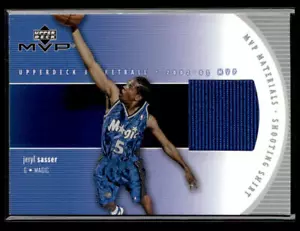 2002-03 Upper Deck MVP #JS-S Jeryl Sasser jersey card Orlando Magic - Picture 1 of 2
