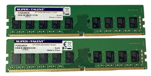 16GB 2X8GB Memory Ram DDR4 PC4-19200 2400MHz DIMM Unbuffered 288Pin ECC CL17 NEW - Picture 1 of 4