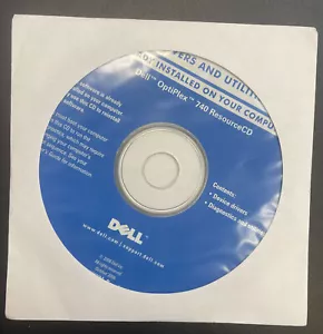 Dell OptiPlex 740 Resource CD Device Drivers Diagnostics & Utilities P/N# OUT207 - Picture 1 of 2