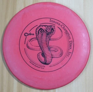 Innova DX Cobra PFN Circle Stamp (Red, 171g) - No Ink / Vintage Disc Golf - Picture 1 of 5