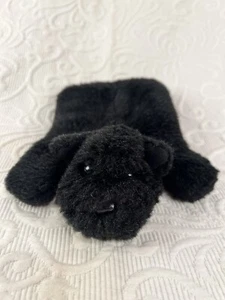 VINTAGE APPLAUSE BRAVO SCHWARZBÄR HANDPUPPE MINI DUDLEY 8 ZOLL PLÜSCHTIER SPIELZEUG - Bild 1 von 11