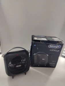 De'Longhi HFS30C24.DG 2400W Heizlüfter Kapsel Hobby tragbare Heizung schwarz - Bild 1 von 6