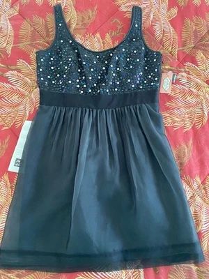 OFERTA: Precioso Vestido de Fiesta Nuevo con Etiquetas Negro Cuentas PHOEBE COUTURE Talla 12 Foto 1 de 4