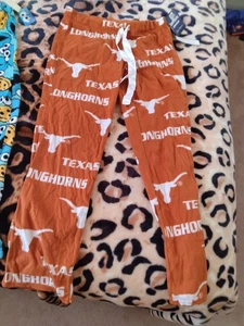 New Womens Texas Longhorns Fleece Sleepwear Lounge Wear Pants Medium - Picture 1 of 2