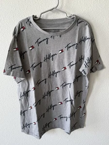 Tommy Hilfiger Kids T-Shirt 2-Pack Sizes 12-14 Medium, One Gray And One White - Picture 1 of 7
