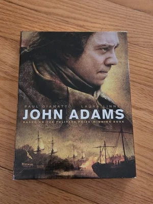 John Adams DVD 2008 3-Disc Set, Paul Giamatti, Laura Linney, HBO - GOOD - Image 1 of 4