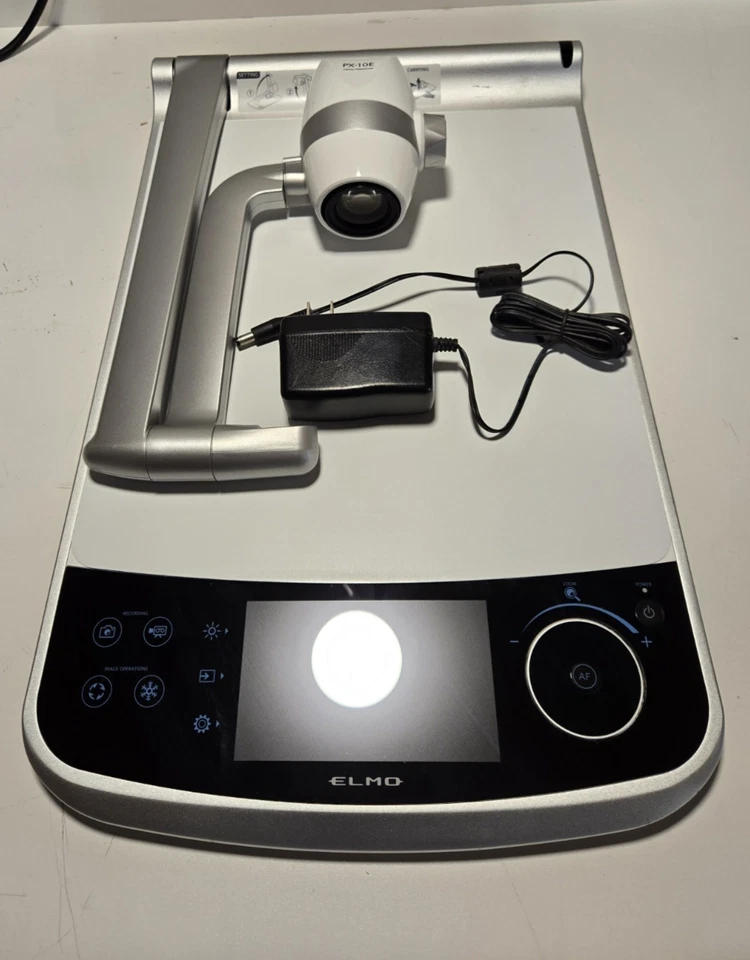 Presentador visual para cámara de documentos ELMO PX-10E con adaptador de corriente Foto 1 de 4