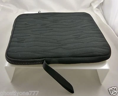 Tablet portfolio fits Ipad  iPad  2  ipad2 ipad3 black cushioned protect sleeve  - Image 1 of 3