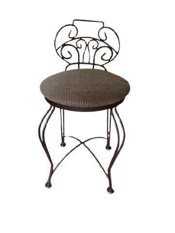 vintage Wrought Iron ice cream parlor chair Cover