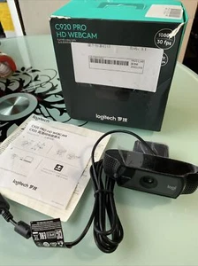 Logitech C920 HD Pro Webcam Optics Full HD Webcam 1080p USB - Picture 1 of 9