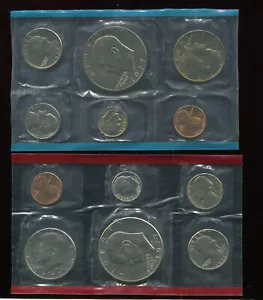 1977 U S MINT 12 PC SET (D166) Very Nice Set P & D Ike $$ OGP - Picture 1 of 4