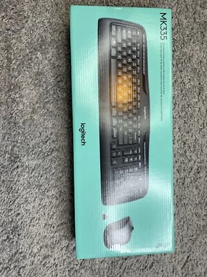 NEW Logitech MK335 Wireless Keyboard Mouse Combo, Black 104 Keys for PC & Laptop - Image 1 of 3