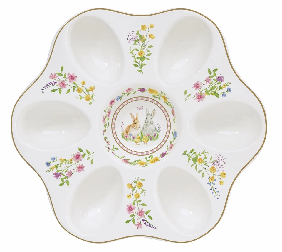 Easy Life EAST1337 - Happy Easter Eierteller/halter, rund, 21 cm - Bild 1 von 1