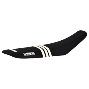 Honda CRF 450 2021-2024 cubierta de asiento por Enjoy MFG negro blanco tld #233 - Imagen 1 de 7