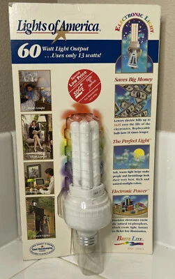 Bombilla de repuesto original Quadlite para Lights of America 2213- 60W = 13W Foto 1 de 3