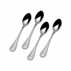 Towle Beaded Antique 18/10 Stainless Steel Demitasse Spoon (Set of Four)
