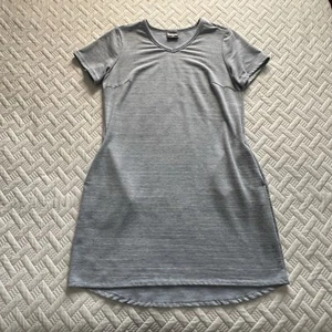 32 Degrees Cool Women’s Blue Short Sleeve Soft Sweatshirt Pockets Dress, Size L - Picture 1 of 10
