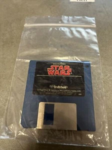 1987 Star Wars Broderbund Big Box IBM Tandy 3.5” Arcade Game Rare Htf - Picture 1 of 3