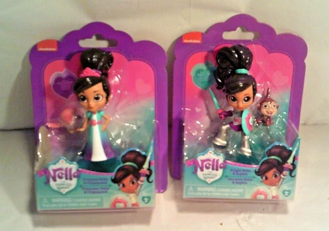 Nella The Princess Knight Lot  Princess Nella w/Chipsqueak + Knight Nella w/Imp Cover
