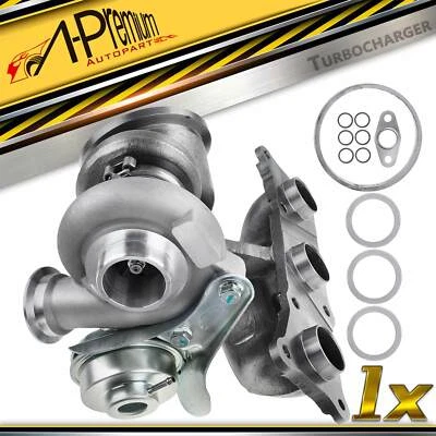 Правый турбокомпрессор для BMW 335i 07-15 335i GT xDrive 335is 335xi L6 3,0 л N54B30 - Изображение 1 из 4