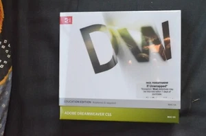 Adobe Dreamweaver CS5 Mac OS Education Edition New Sealed - Picture 1 of 1