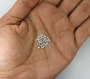 Natural Loose 1 MM Diamond Round 200 Pcs Lot VVS1 Clarity D White Color .005ct - Picture 1 of 11
