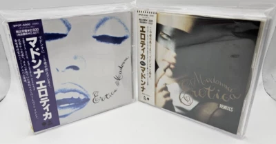 MADONNA Erotica & Erotica Remixes Japan 1st Edition Rare CD SET  w/OBI 1992 - Image 1 of 4