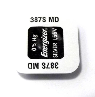batteria energizer 387s MD pila bulova accutron orologi batteries con riduzione