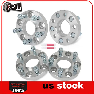4X 1" Thick Hubcentric Wheel Spacers 5x115 For Buick Regal Rendezvous LaCrosse - Image 1 of 4