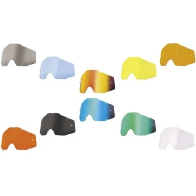 100%® -  Accuri/Strata/Racecraft Anti-Fog Lens (choose your color) - Image 1 of 4