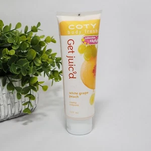 Calgon Get Juic'd White Grape Peach Body Cream Take Me Away! 6 oz / 177 mL - Picture 1 of 4