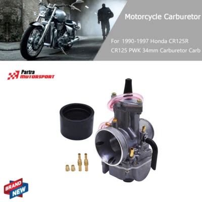 Carburador 34 mm para Honda CR125R CR125 PWK Estados Unidos 1990-1997 Foto 1 de 4