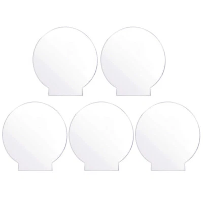 5Pcs Acrylic LED Light Base Round Night Light Board Durable Light Sheet UK - Image 1 of 4