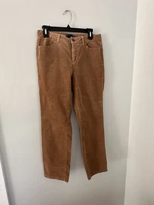 Talbots Heritage Fit Light Brown Corduroy Pants Size 10P Straight Leg - Picture 1 of 5