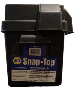 730-4011 Napa Branded Black Battery Box - Picture 1 of 7